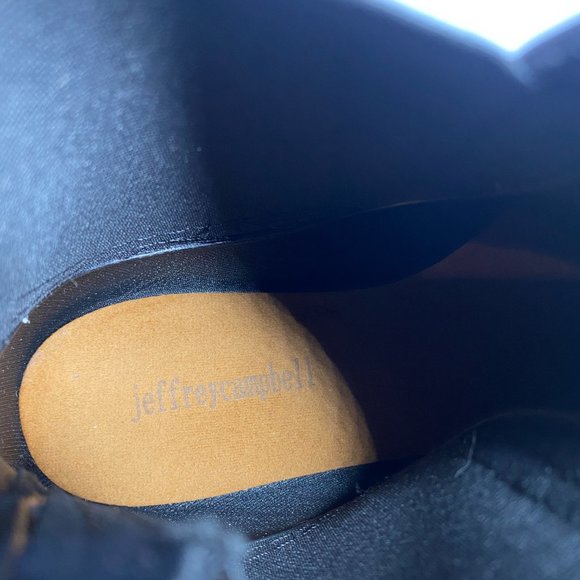 Jeffrey Campbell Women's Black Ankle Rainboots - Picture 5 of 10